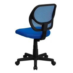 Flash Furniture Office Chairs<Neri Armless Ergonomic Mesh Swivel Low Back Task Office Chair, Blue (WA3074BL)