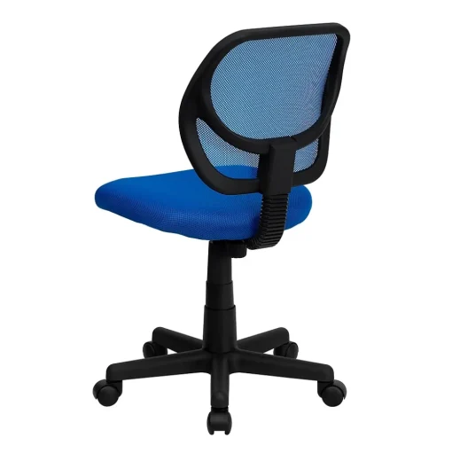 Flash Furniture Office Chairs<Neri Armless Ergonomic Mesh Swivel Low Back Task Office Chair, Blue (WA3074BL)