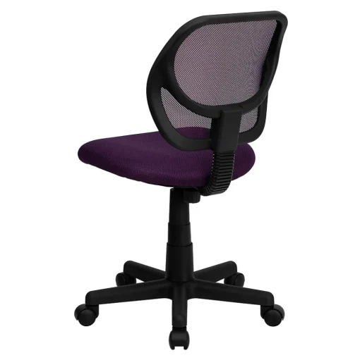 Flash Furniture Office Chairs<Neri Armless Ergonomic Mesh Swivel Low Back Task Office Chair, Purple (WA3074PUR)