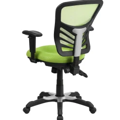 Flash Furniture Ergonomic Chairs<Nicholas Ergonomic Mesh Swivel Mid-Back Multifunction Executive Office Chair, (HL0001GN)