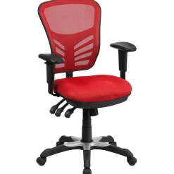 Flash Furniture Ergonomic Chairs<Nicholas Ergonomic Mesh Swivel Mid-Back Multifunction Executive Office Chair, (HL0001)