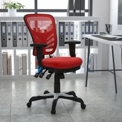 Flash Furniture Ergonomic Chairs<Nicholas Ergonomic Mesh Swivel Mid-Back Multifunction Executive Office Chair, (HL0001)