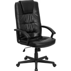 Flash Furniture Office Chairs<Nora LeatherSoft Swivel High Back Executive Office Chair, Black (GO7102)