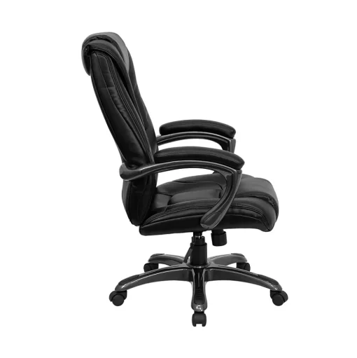 Flash Furniture Office Chairs<Oma Ergonomic LeatherSoft Swivel High Back Executive Office Chair, Black (GO7194BBK)