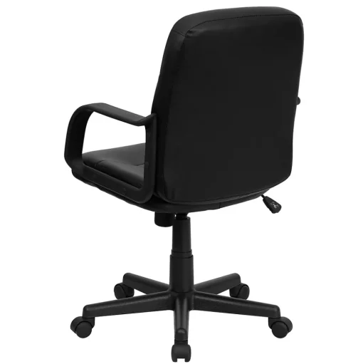 Flash Furniture Office Chairs<Paulson Vinyl Swivel Mid-Back Executive Office Chair, Black (H8020)