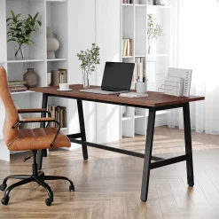Flash Furniture Conference Room Tables<Redmond 60"W x 24"D Conference Table, Laminate, Walnut (MTM6024WLTABF)