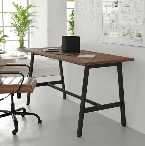 Flash Furniture Conference Room Tables<Redmond 60"W x 24"D Conference Table, Laminate, Walnut (MTM6024WLTABF)