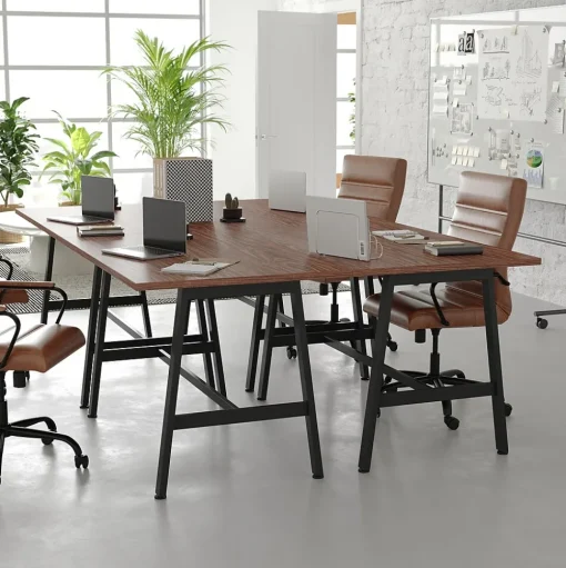 Flash Furniture Conference Room Tables<Redmond 48"W x 30"D Conference Table, Laminate, Walnut (MTM4830WLTABF)