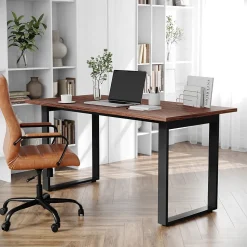 Flash Furniture Conference Room Tables<Redmond 60"W x 30"D Conference Table, Laminate, Walnut (MTM6030WLTUBF)