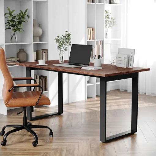 Flash Furniture Conference Room Tables<Redmond 60"W x 30"D Conference Table, Laminate, Walnut (MTM6030WLTUBF)