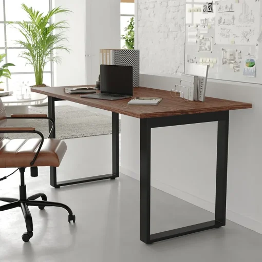 Flash Furniture Conference Room Tables<Redmond 60"W x 30"D Conference Table, Laminate, Walnut (MTM6030WLTUBF)
