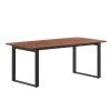 Flash Furniture Conference Room Tables<Redmond 72"W x 36"D Conference Table, Laminate, Walnut (MTM7236WLTUBF)