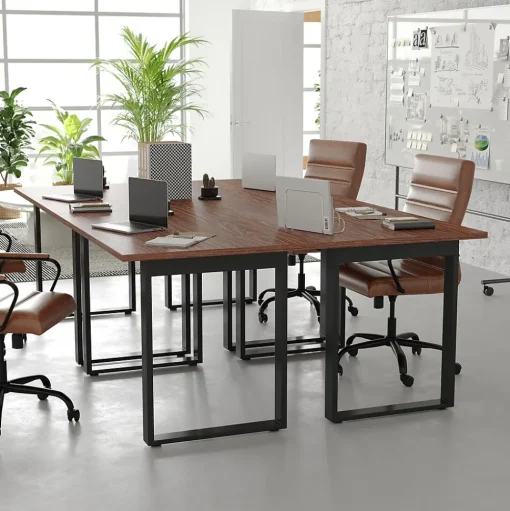 Flash Furniture Conference Room Tables<Redmond 48"W x 30"D Conference Table, Laminate, Walnut (MTM4830WLTUBF)