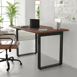 Flash Furniture Conference Room Tables<Redmond 48"W x 30"D Conference Table, Laminate, Walnut (MTM4830WLTUBF)
