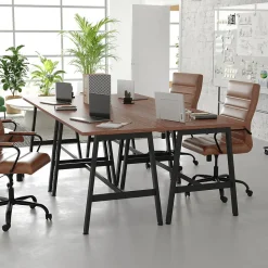 Flash Furniture Conference Room Tables<Redmond 48"W x 24"D Conference Table, Laminate, Walnut (MTM4824WLTABF)