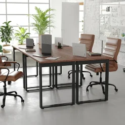 Flash Furniture Conference Room Tables<Redmond 48"W x 24"D Conference Table, Laminate, Walnut (MTM4824WLTUBF)
