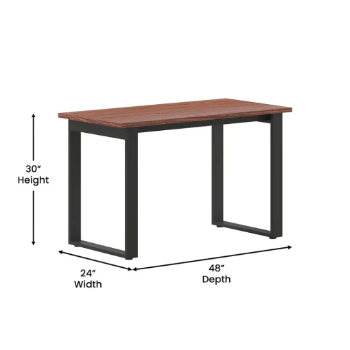Flash Furniture Conference Room Tables<Redmond 48"W x 24"D Conference Table, Laminate, Walnut (MTM4824WLTUBF)