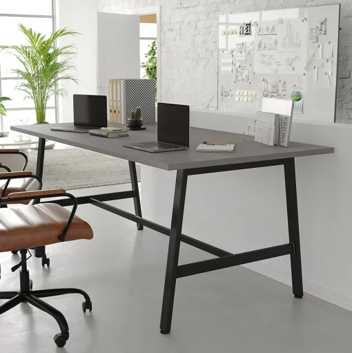 Flash Furniture Conference Room Tables<Redmond 72"W x 36"D Conference Table, Laminate, Gray Oak (MTM7236LTGRYABF)