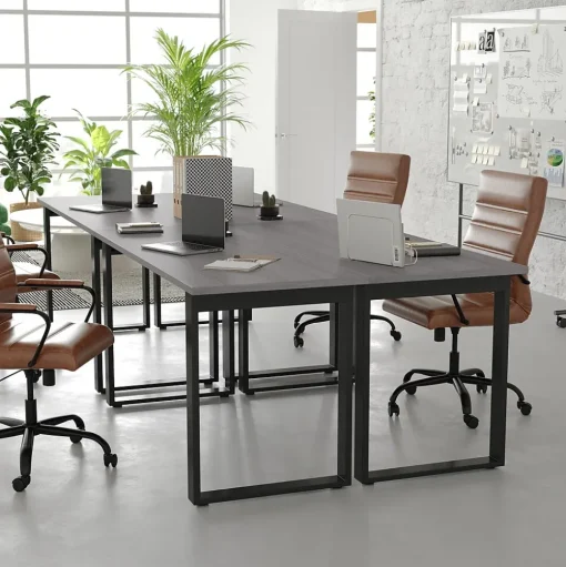 Flash Furniture Conference Room Tables<Redmond 60"W x 24"D Conference Table, Laminate, Gray Oak (MTM6024LTGRYUBF)