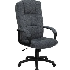 Flash Furniture Office Chairs<Rochelle Fabric Swivel High Back Executive Office Chair, Gray (BT9022BK)