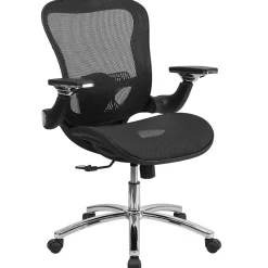 Flash Furniture Office Chairs<Sam Ergonomic Mesh Swivel Mid-Back Executive Office Chair, Transparent Black (GOWY87)