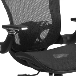 Flash Furniture Office Chairs<Sam Ergonomic Mesh Swivel Mid-Back Executive Office Chair, Transparent Black (GOWY87)