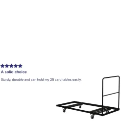 Flash Furniture Folding Tables<Steel Folding Table Dolly For Rectangular Folding Tables, Black