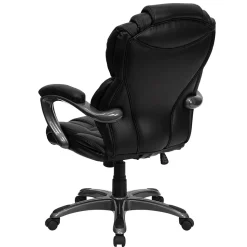 Flash Furniture Office Chairs<Stella Ergonomic LeatherSoft Swivel High Back Executive Office Chair, Black (GO901BK)