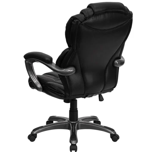 Flash Furniture Office Chairs<Stella Ergonomic LeatherSoft Swivel High Back Executive Office Chair, Black (GO901BK)