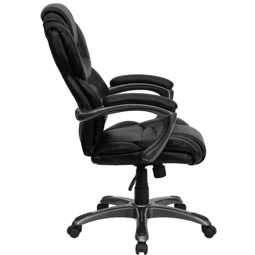 Flash Furniture Office Chairs<Stella Ergonomic LeatherSoft Swivel High Back Executive Office Chair, Black (GO901BK)