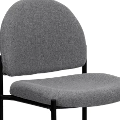 Flash Furniture Folding & Stacking<Tania Fabric Stackable Side Reception Chair, Gray (BT5151GY)