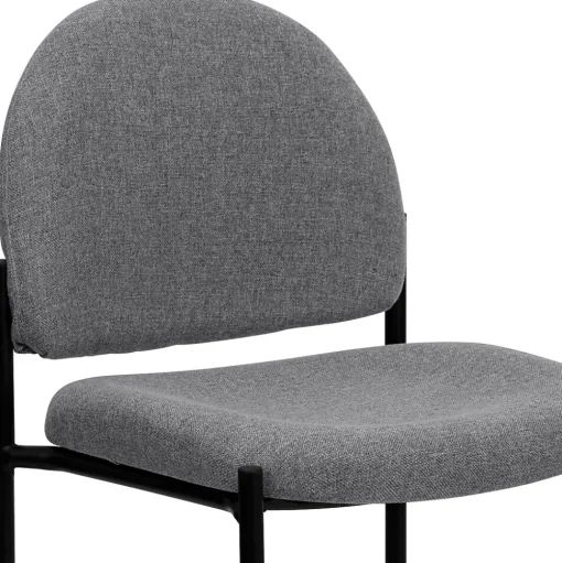 Flash Furniture Folding & Stacking<Tania Fabric Stackable Side Reception Chair, Gray (BT5151GY)