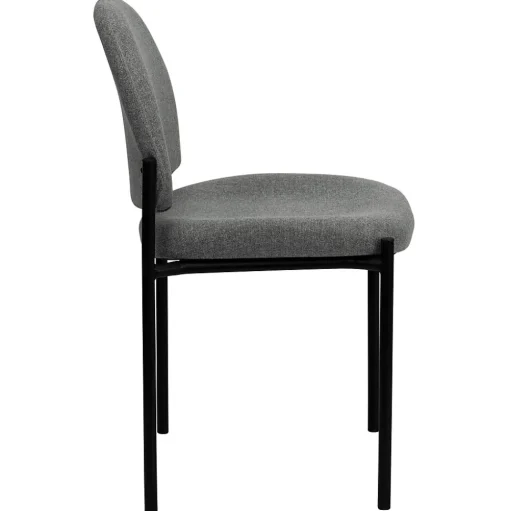 Flash Furniture Folding & Stacking<Tania Fabric Stackable Side Reception Chair, Gray (BT5151GY)
