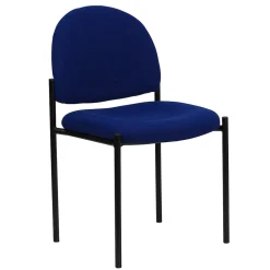 Flash Furniture Folding & Stacking<Tania Fabric Stackable Side Reception Chair, Navy (BT5151NVY)