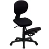 Flash Furniture Office Chairs<Tatum Armless Ergonomic Fabric Mobile Kneeling Posture Task Office Chair, Black (WL1430)