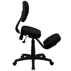 Flash Furniture Office Chairs<Tatum Armless Ergonomic Fabric Mobile Kneeling Posture Task Office Chair, Black (WL1430)