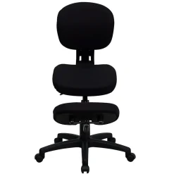 Flash Furniture Office Chairs<Tatum Armless Ergonomic Fabric Mobile Kneeling Posture Task Office Chair, Black (WL1430)
