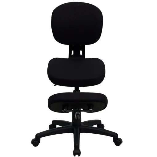 Flash Furniture Office Chairs<Tatum Armless Ergonomic Fabric Mobile Kneeling Posture Task Office Chair, Black (WL1430)