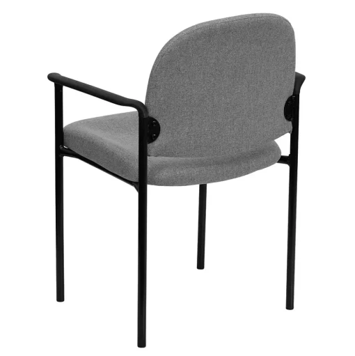 Flash Furniture Folding & Stacking<Tiffany Fabric Stackable Side Reception Chair with Arms, Gray (BT5161GY)