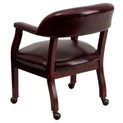 Flash Furniture Office Chairs<Vinyl Mid Back Luxurious Conference Chair With Casters, Oxblood