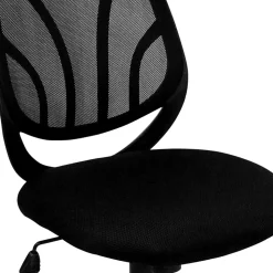 Flash Furniture Office Chairs<Y-GO Office Armless Ergonomic Mesh Swivel Mid-Back Task Office Chair, Black (GOWY05)