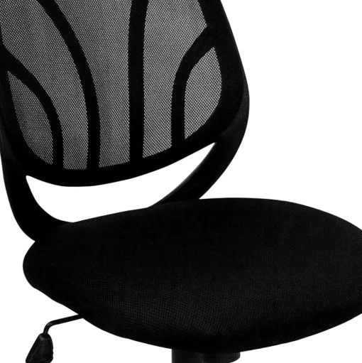Flash Furniture Office Chairs<Y-GO Office Armless Ergonomic Mesh Swivel Mid-Back Task Office Chair, Black (GOWY05)