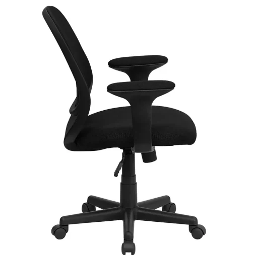 Flash Furniture Office Chairs<Y-GO Office Ergonomic Mesh Swivel Mid-Back Task Office Chair, Black (GOWY05A)