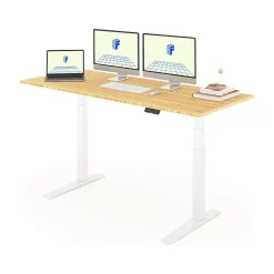 FlexiSpot Standing Desks<E7 Pro 72"W Electric Adjustable Standing Desk, (E7WPRO7230-LBZB)