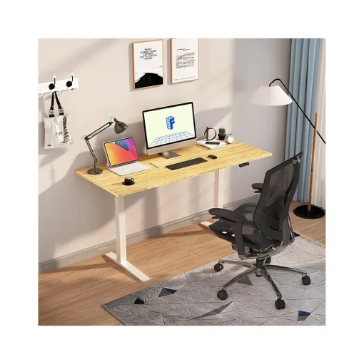 FlexiSpot Standing Desks<E7 Pro 72"W Electric Adjustable Standing Desk, (E7WPRO7230-LBZB)