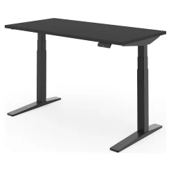 FlexiSpot Standing Desks<E7 Pro 55"W Electric Adjustable Chipboard Standing Desk, (E7BPRO5528-B)