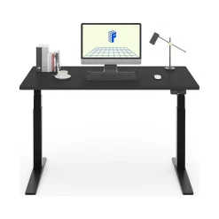 FlexiSpot Standing Desks<E7 Pro 55"W Electric Adjustable Chipboard Standing Desk, (E7BPRO5528-B)