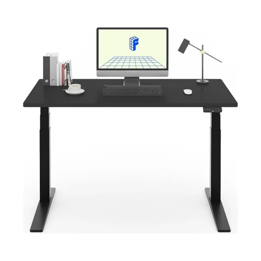 FlexiSpot Standing Desks<E7 Pro 55"W Electric Adjustable Chipboard Standing Desk, (E7BPRO5528-B)