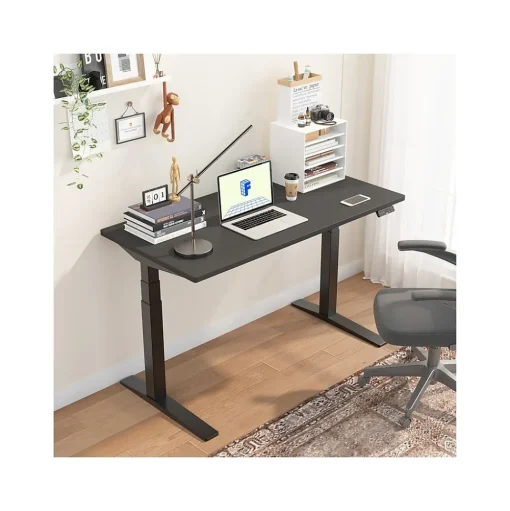 FlexiSpot Standing Desks<E7 Pro 55"W Electric Adjustable Chipboard Standing Desk, (E7BPRO5528-B)