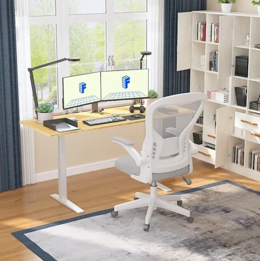 FlexiSpot Standing Desks<E7 Pro 78"W Electric Adjustable Standing Desk, (E7WPRO7830LBZB)